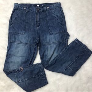 Urban Outfitters high waist cargo/utility jeans